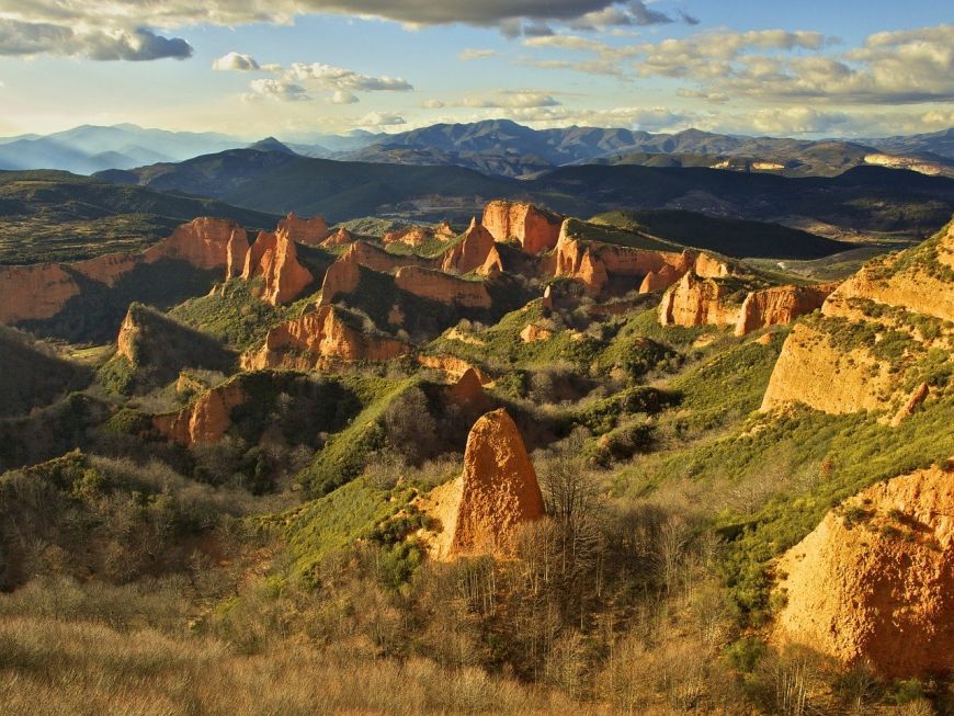 Las Médulas León Paisaje de Las Médulas El Bierzo León